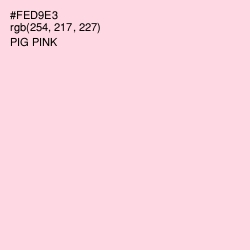 #FED9E3 - Pig Pink Color Image